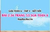 Bài 2.36 SGK Toán 6 tập 1 Kết nối tri thức